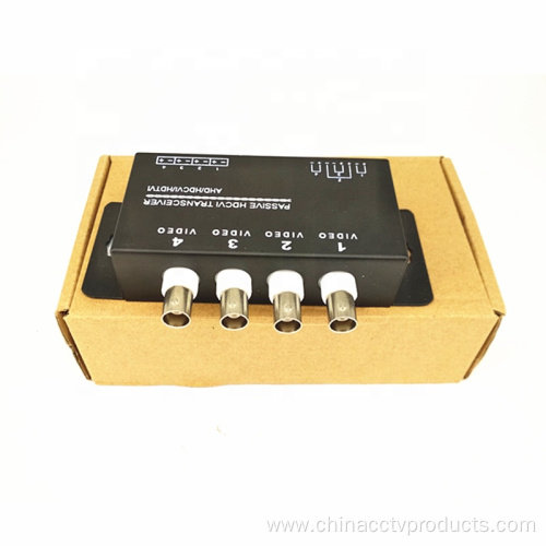 4ch Passive Audio Video Balun Without BNC Cable